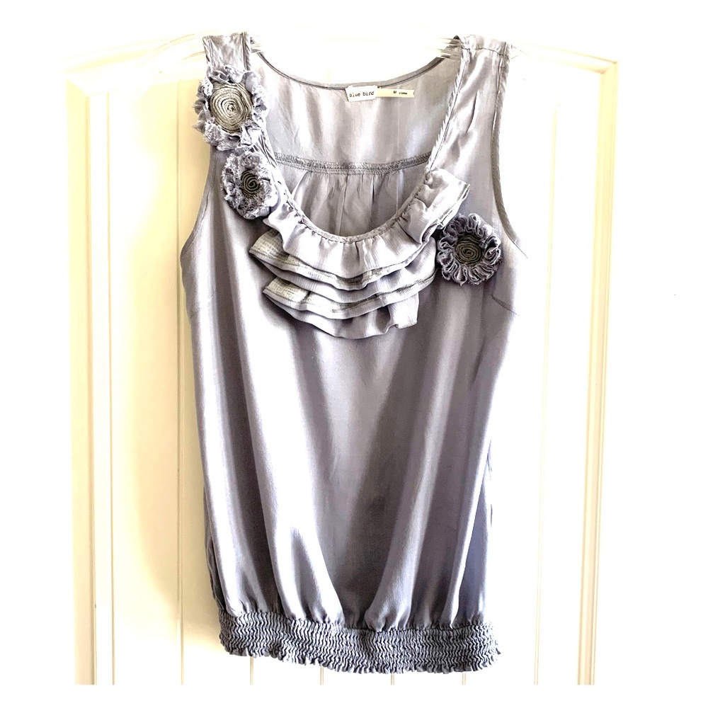 Blue Bird Blouse Sz Medium